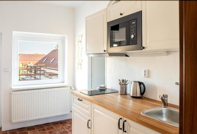 Апартаменты 1 Спальня с Террасой, Dobrý Kanec   Hostinec