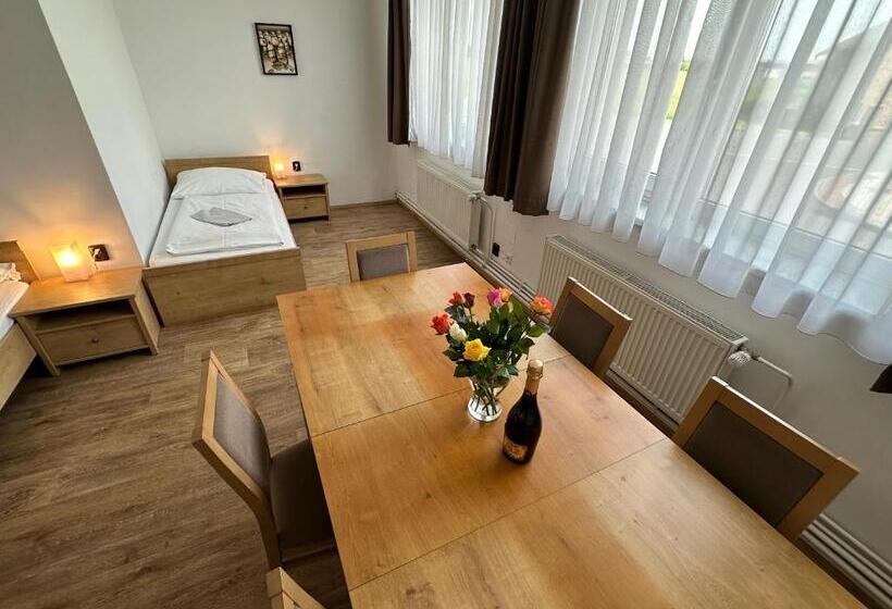 شقة غرفة نوم واحدة بالطابق الأرضى, Penzion Raketa Bowling