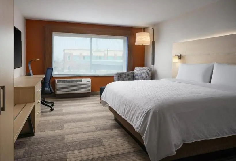 キングサイズベッドのスタンダードルーム, Holiday Inn Express & Suites   Lockport, An Ihg