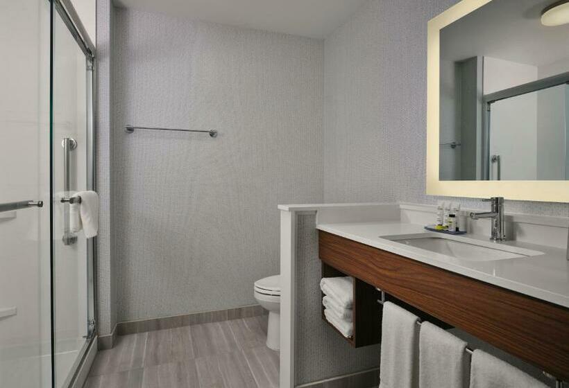 带大床的标准间, Holiday Inn Express & Suites   Lockport, An Ihg