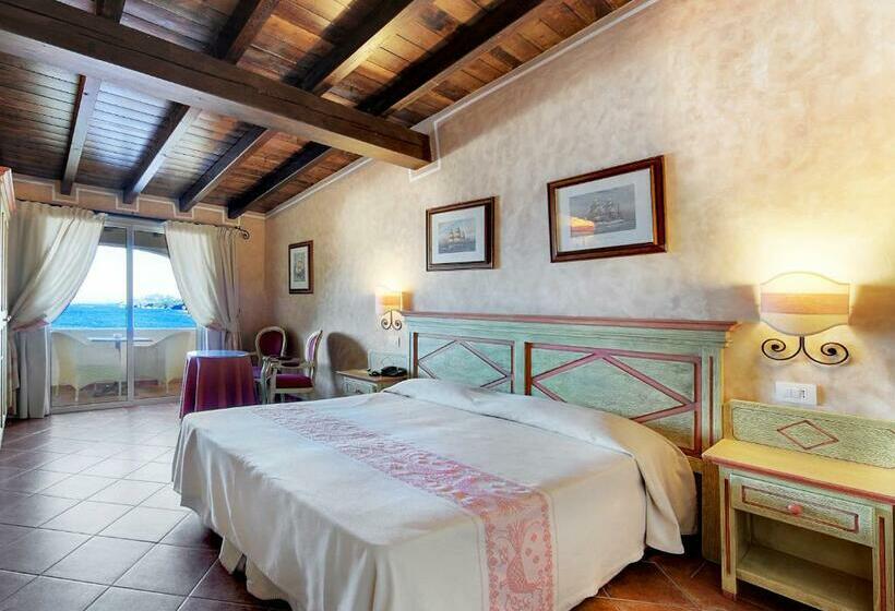 חדר סטנדרט נוף לים, Colonna Resort, A Colonna Luxury Beach Hotel, Porto Cervo