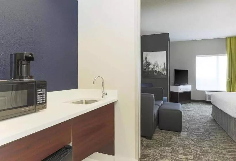 キングサイズベッドのスイートルーム, Springhill Suites By Marriott Austin Parmer/tech Ridge