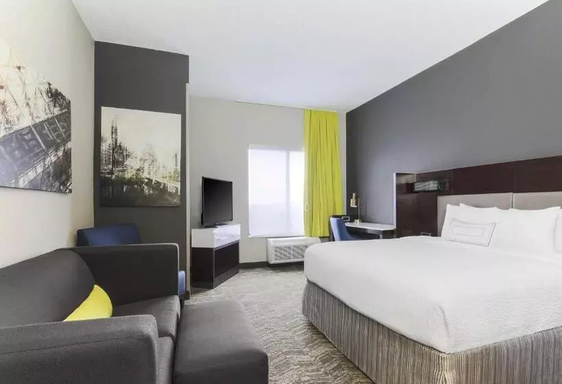 キングサイズベッドのスイートルーム, Springhill Suites By Marriott Austin Parmer/tech Ridge