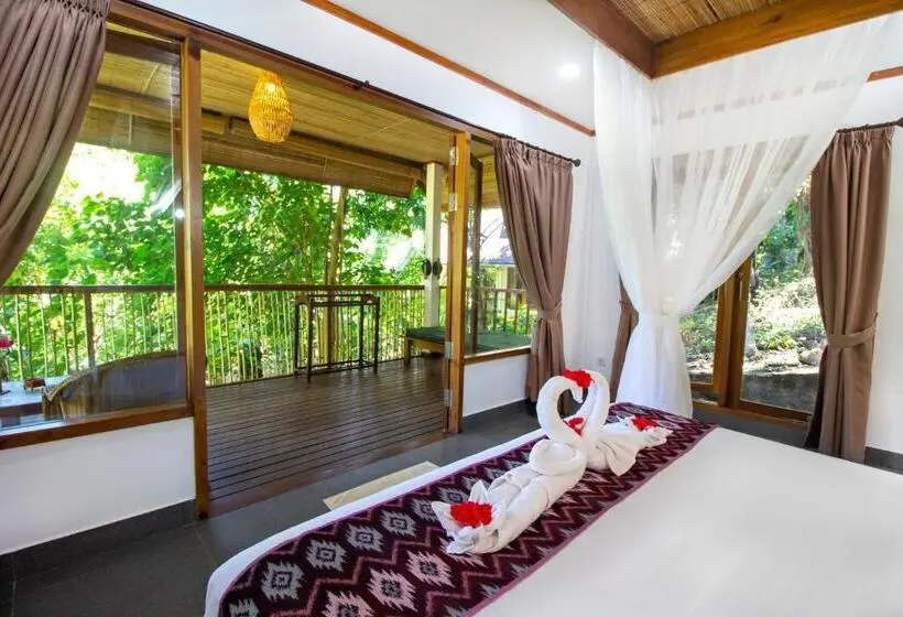 片側に海が見えるデラックスルーム, Murex Bangka Dive Resort