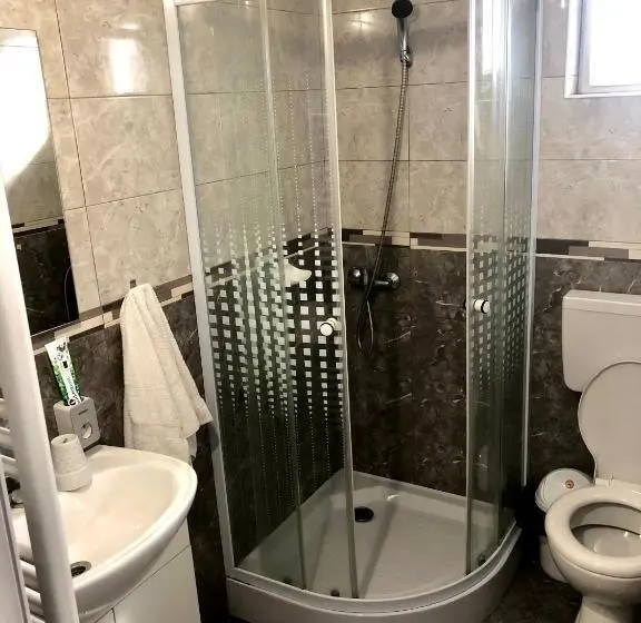 キングサイズベッドのスタンダードルーム, Pensiunea Casa Albă