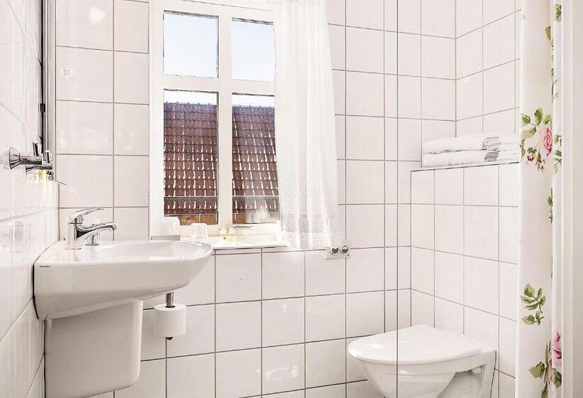 غرفة قياسية مطلّة علي البحر مزوَّدة بشُرفة, Lotshotellet