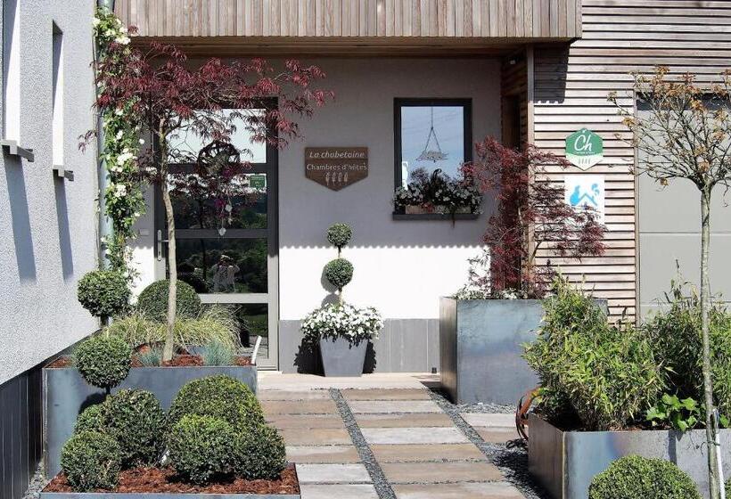 غرفة قياسية مزوَّدة بشُرفة, B&b La Chabetaine