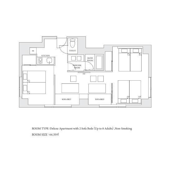 1 Bedroom Apartment