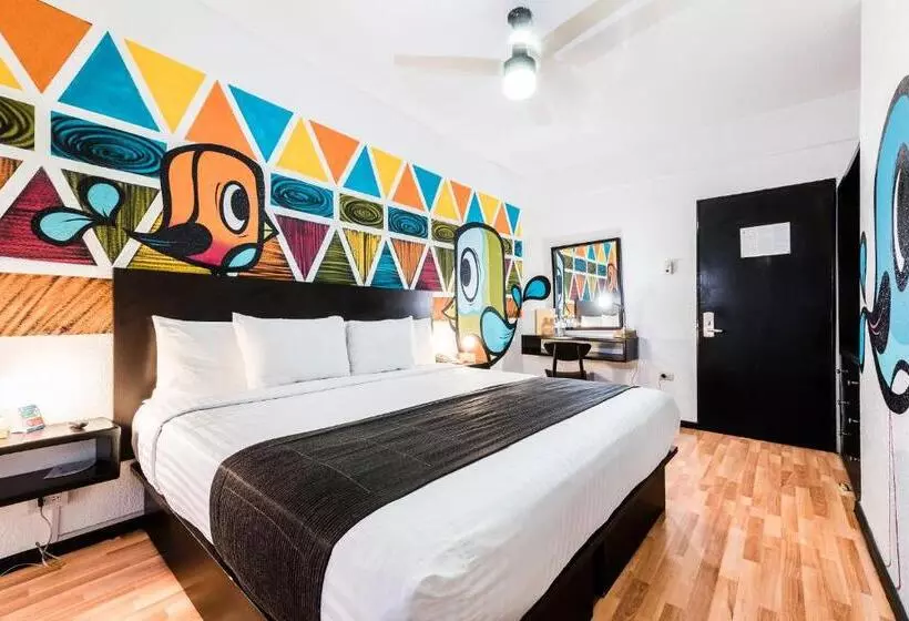 اتاق استاندارد با تخت بزرگ, Hi Hotel Impala Queretaro
