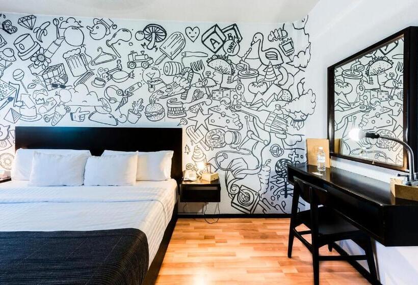 اتاق استاندارد با تخت بزرگ, Hi Hotel Impala Queretaro