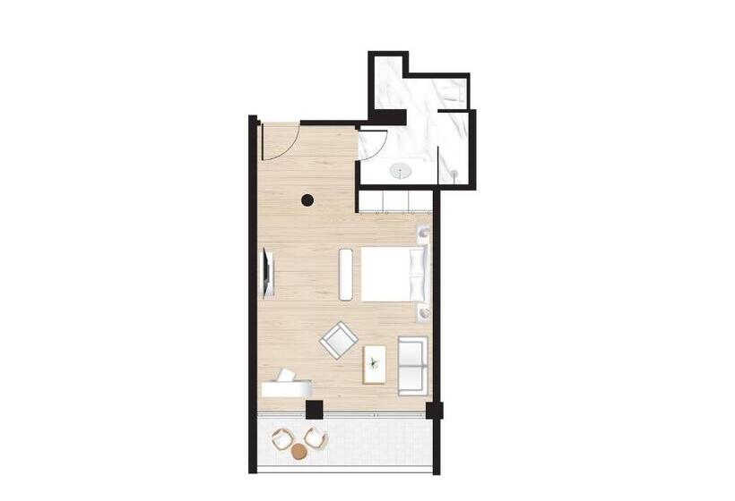 جناح جونيور كلوب مع إطلالات, The Roc Club, A Grecotel Hotel To Live