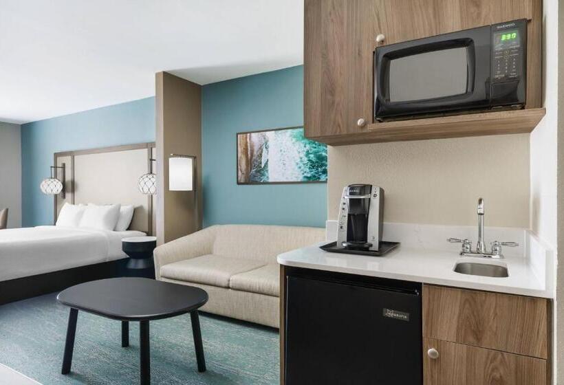 מיטת קינג בסוויטה, Fairfield By Marriott Inn & Suites Marathon Florida Keys