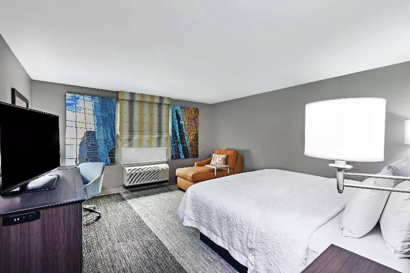 اتاق استاندارد با تخت بزرگ, Hampton Inn & Suites Houston Heights I 10