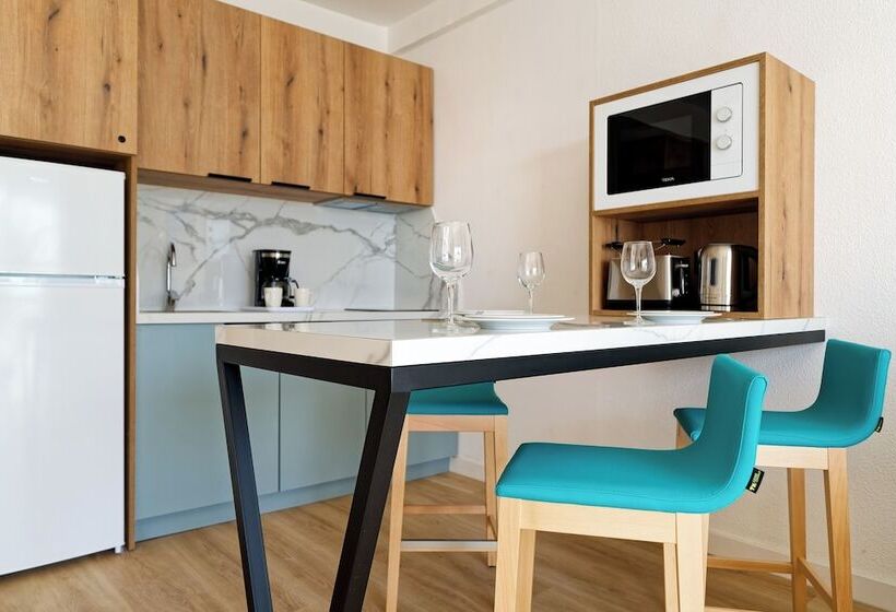 プレミアムアパートメント、1ベッドルーム 、オーシャンビュー, Servatur Alameda de Jandía