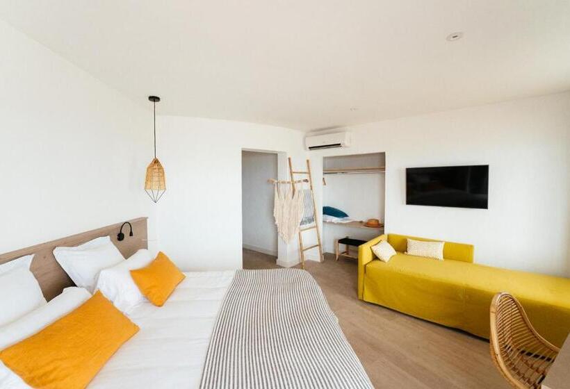 디럭스 룸 킹사이즈 침대, Hôtel Casa Marina