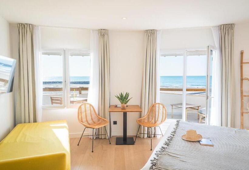 디럭스 룸 킹사이즈 침대, Hôtel Casa Marina