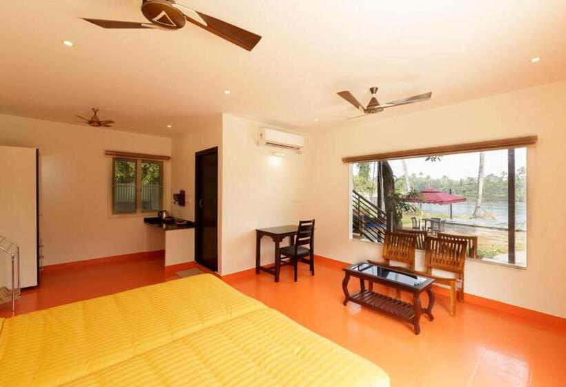 Superior room with lake view, Lhasa Ayurveda And Wellness Resort   A Blusalzz Collection, Kochi, Kerala