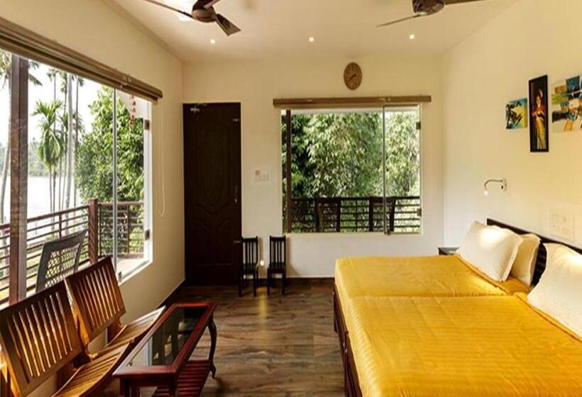 Superior room with lake view, Lhasa Ayurveda And Wellness Resort   A Blusalzz Collection, Kochi, Kerala