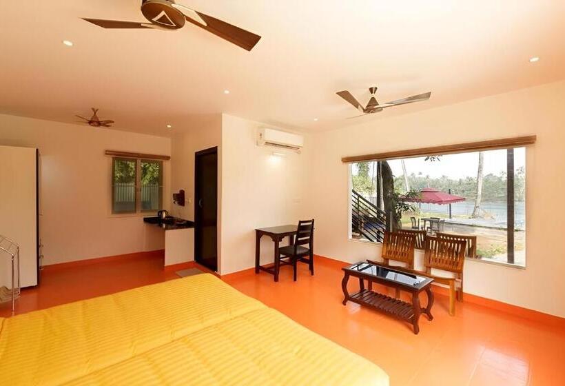 Superior room with lake view, Lhasa Ayurveda And Wellness Resort   A Blusalzz Collection, Kochi, Kerala