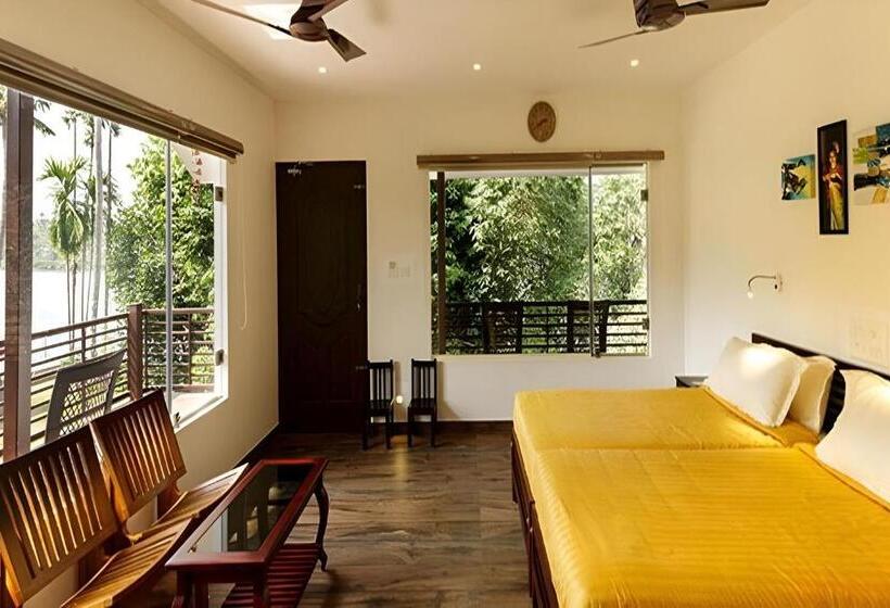 Superior room with lake view, Lhasa Ayurveda And Wellness Resort   A Blusalzz Collection, Kochi, Kerala