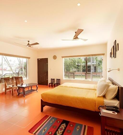 Superior room with lake view, Lhasa Ayurveda And Wellness Resort   A Blusalzz Collection, Kochi, Kerala