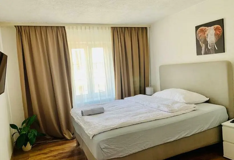 キングサイズベッドのスタンダードルーム, Swiss Hotel Krummen Eich Pratteln Free Parking