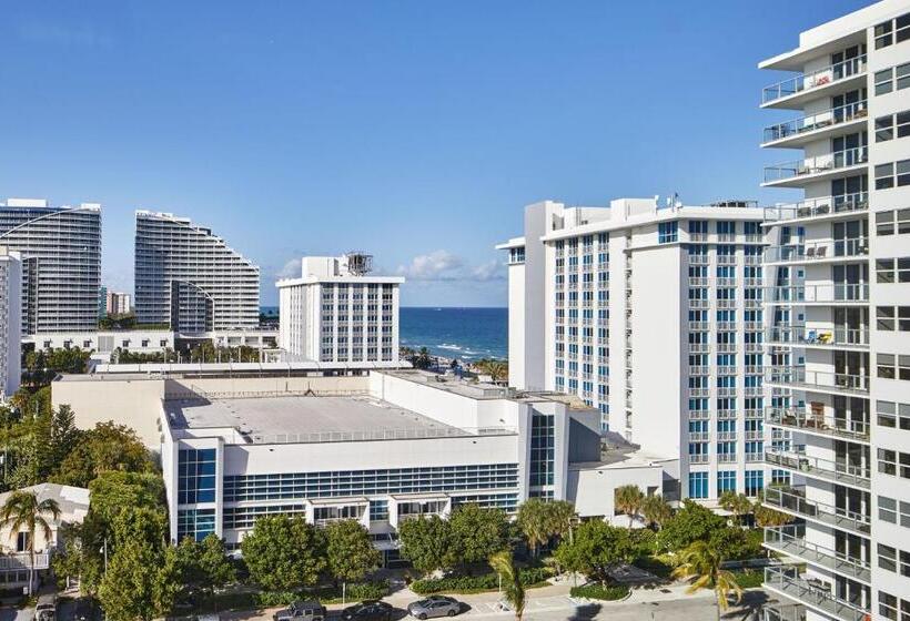 带观景的标准间, Ac Hotel By Marriott Fort Lauderdale Beach