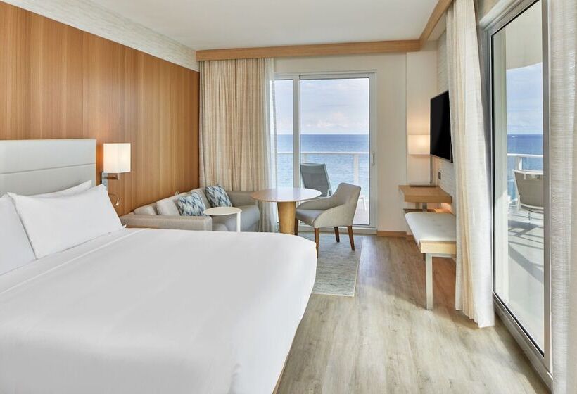 스탠다드 룸 더블 침대 바다 전망, Ac Hotel By Marriott Fort Lauderdale Beach