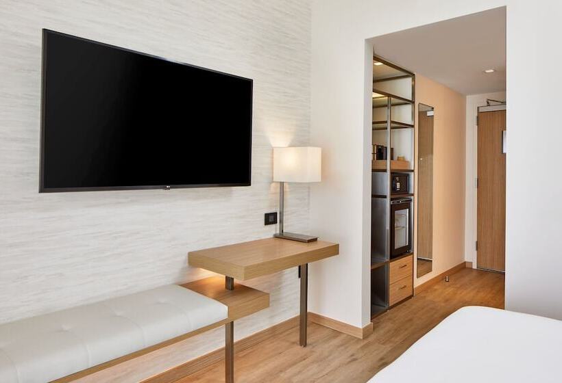 带海景的带双人床的标准间, Ac Hotel By Marriott Fort Lauderdale Beach