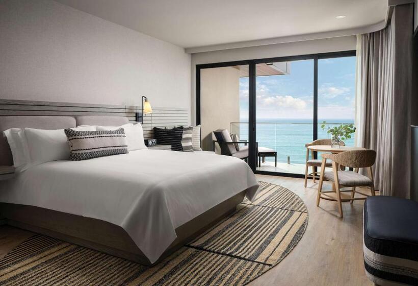 غرفة قياسية مطلّة علي البحر مزوَّدة بشُرفة, Alila Marea Beach Resort Encinitas, A Hyatt Resort