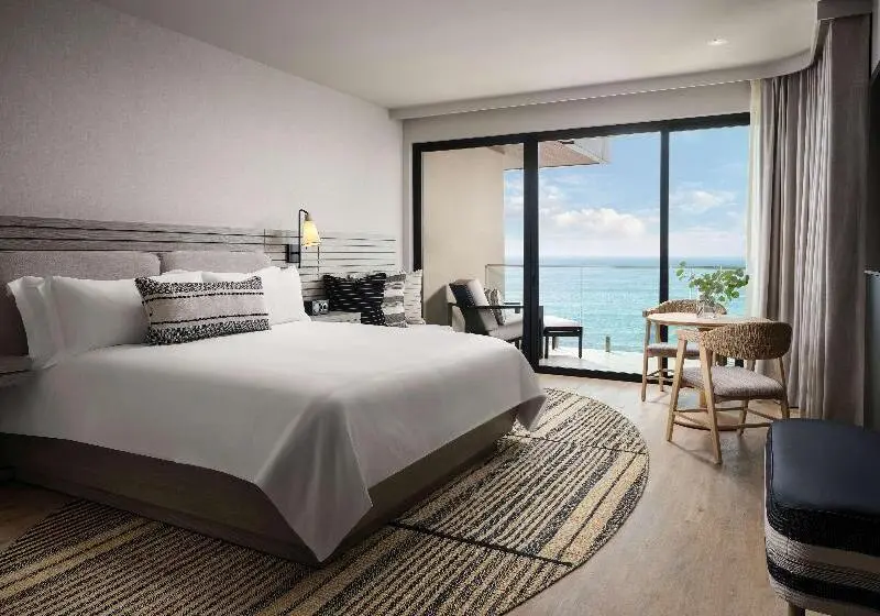 オーシャンビュースタンダードルームバルコニー付き, Alila Marea Beach Resort Encinitas, A Hyatt Resort