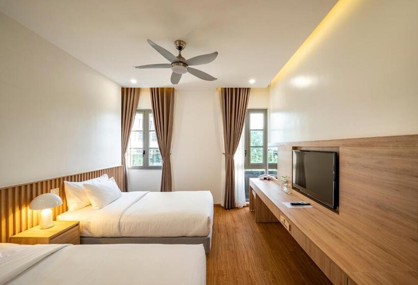 اتاق لوکس با چشم‌انداز شهر, Ann Hotel & Spa Khem Beach Pq