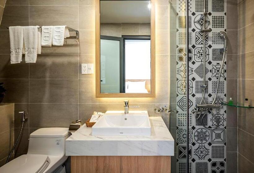 اتاق لوکس با چشم‌انداز شهر, Ann Hotel & Spa Khem Beach Pq
