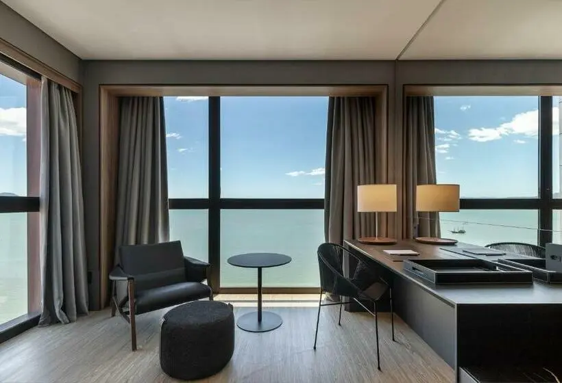 キングサイズベッドのデラックスルーム, Lk Design Hotel Florianópolis