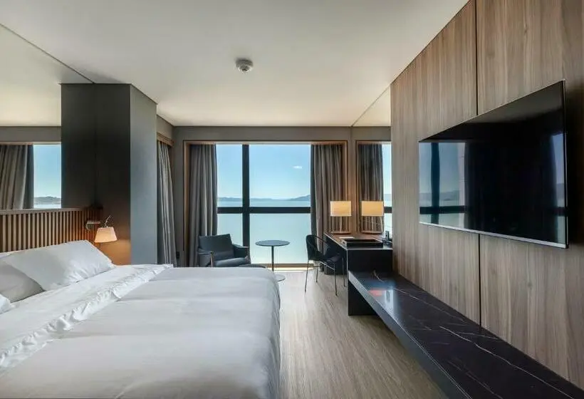 キングサイズベッドのデラックスルーム, Lk Design Hotel Florianópolis