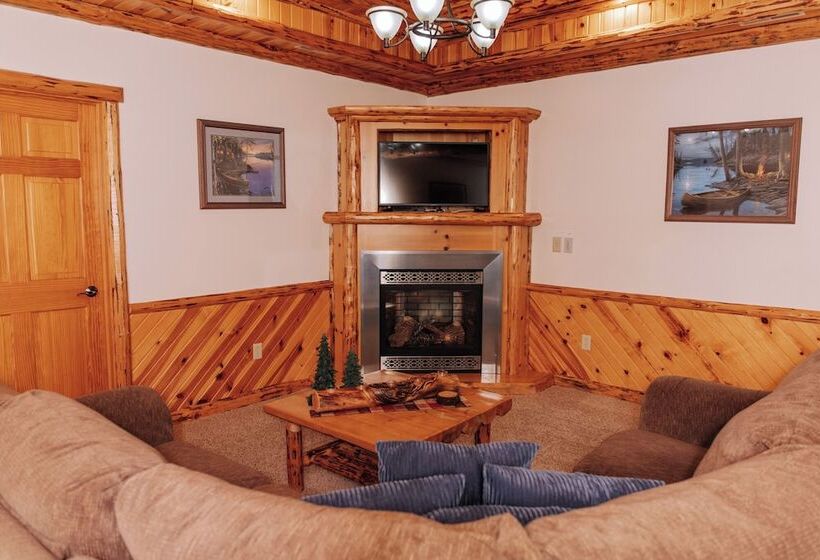 جناح ديلوكس غرفتين نوم, Sojourner's Lodge & Log Cabin Suites