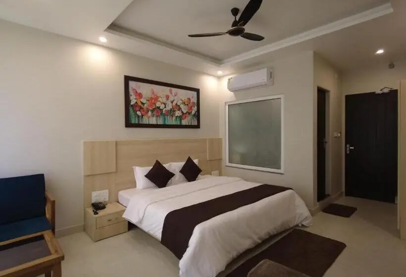 Quarto Deluxe Vista Montanha, Punyah Residency Rishikesh