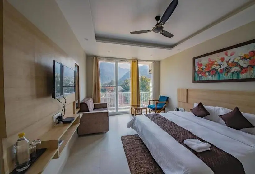 Quarto Deluxe Vista Montanha, Punyah Residency Rishikesh