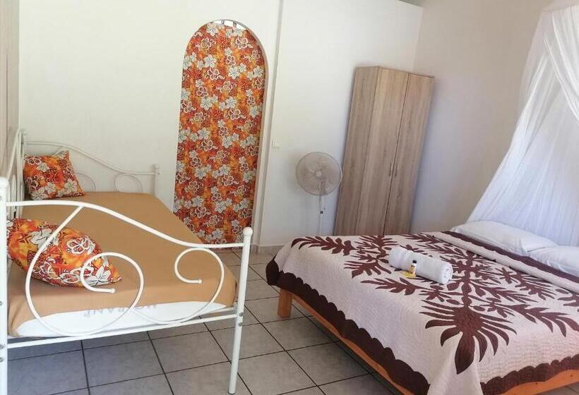 اتاق استاندارد با چشمانداز باغ, Pension Taitaa Tubuai