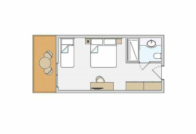 スーペリアシングルルーム, Robinson Jandia Playa   Adults Only