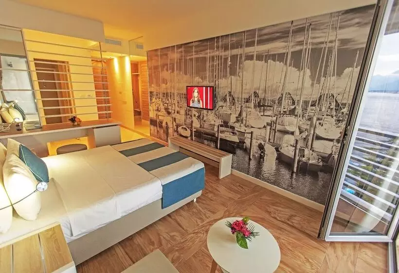اتاق استاندارد با چشم‌انداز کوهستان, Carine Hotel Delfin