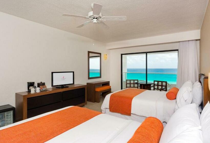 חדר דלוקס נוף לים, Flamingo Cancun - All Inclusive