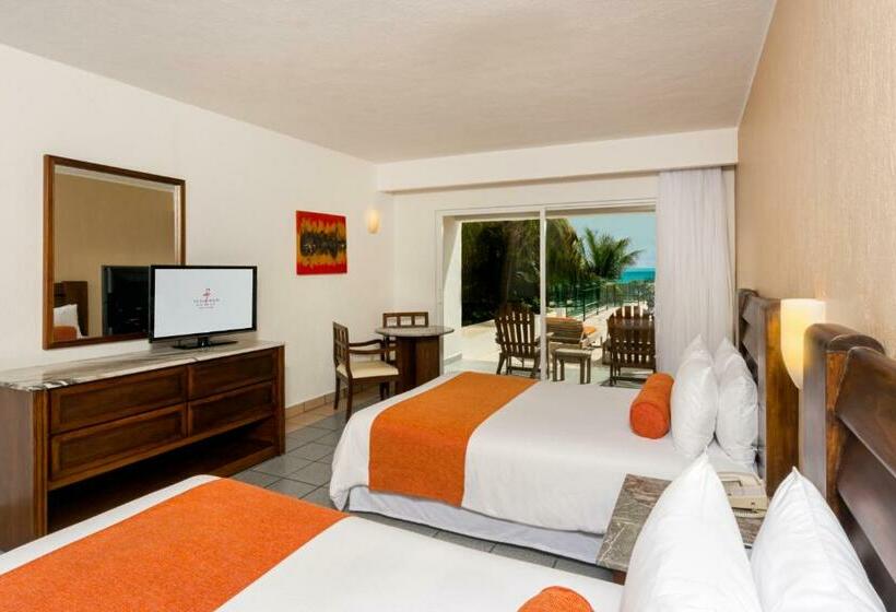 带海景的标准房, Flamingo Cancun - All Inclusive