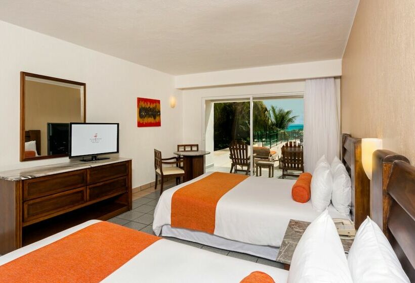 带海景的标准房, Flamingo Cancun - All Inclusive
