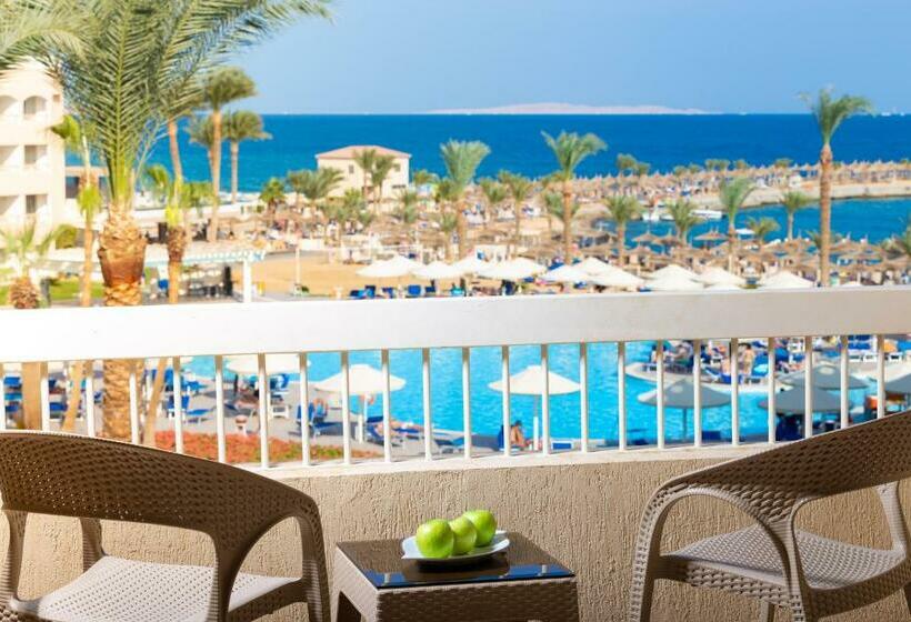 디럭스 룸 측면 바다 전망, Beach Albatros Aqua Park Hurghada
