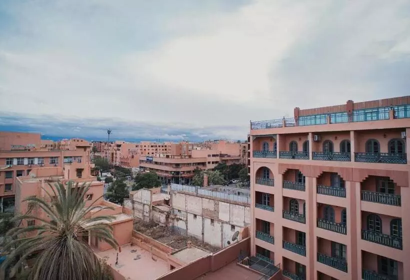 اتاق لوکس با چشم‌انداز استخر, Diwane Hotel & Spa Marrakech