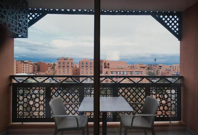 Quarto Deluxe Vista Piscina, Diwane Hotel & Spa Marrakech