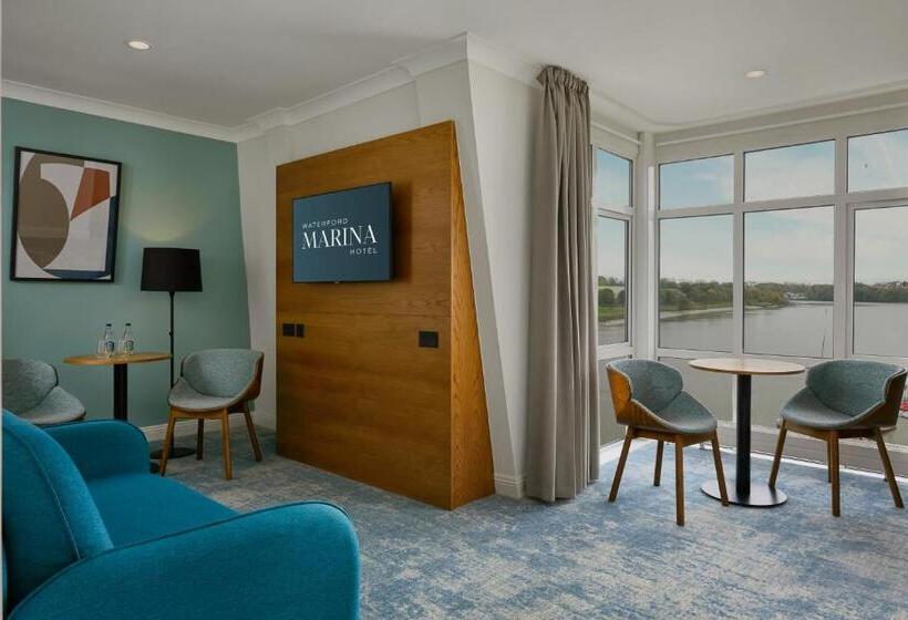 Junior suite with river view, Waterford Marina
