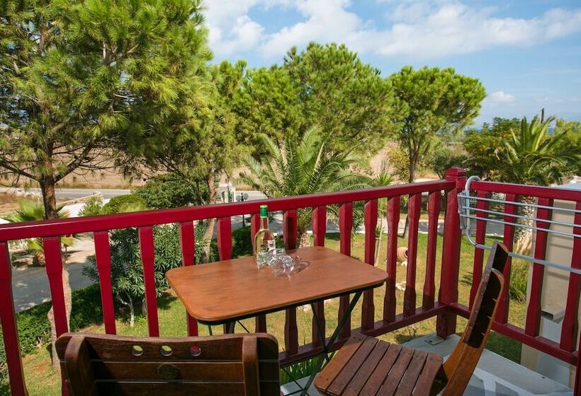 Трехместный Номер Стандарт Боковой Вид на Море, Asteras Paradise