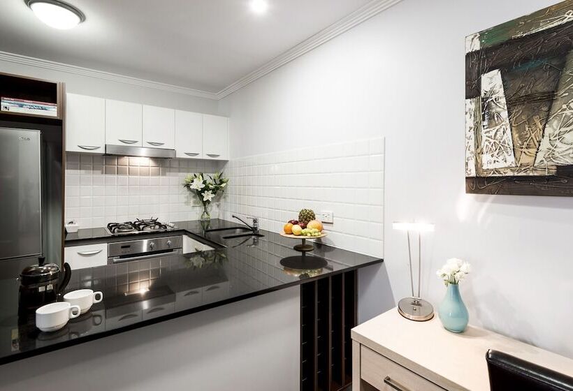 침실 1개 아파트, Oaks Brisbane Lexicon Suites